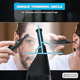 Wahl Pro Series Rechargeable Eyebrow, Ear & Nose Hair Trimmer for Men - Painless DualTech Eyebrow Trimmer & Facial Hair Removal Device - Model 3025656