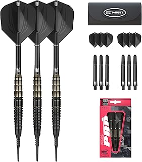 TEAM PRO Series MIKURU SUZUKI BRASS 18G 2BA Brass Darts Set (Includes Exclusive Case)