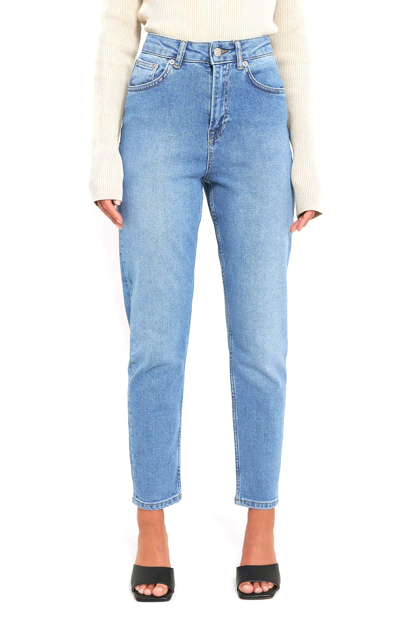 NA-KDWomen's Comfort Mom Jeans
