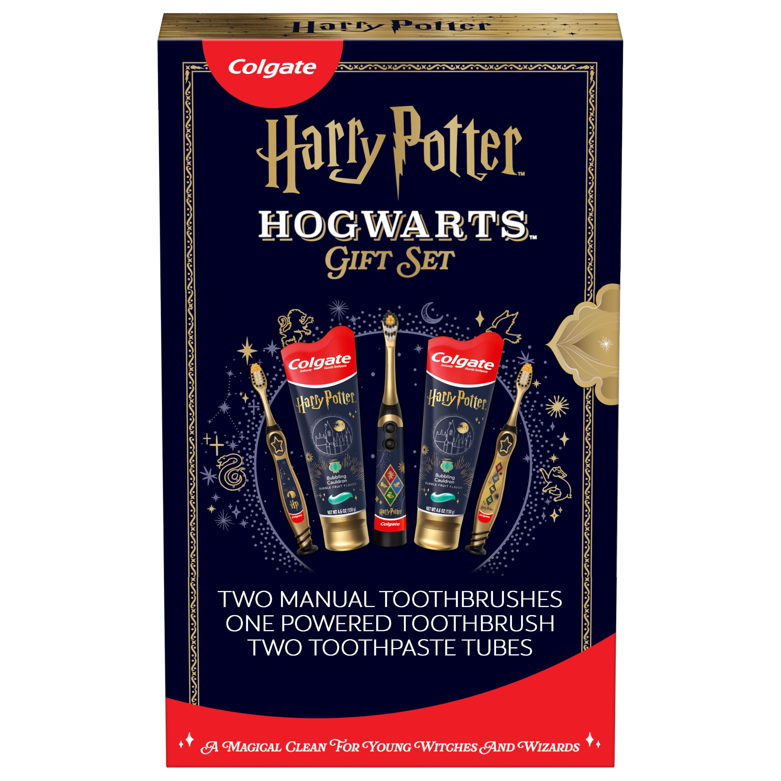 Colgate Harry Potter Kids Toothbrush and Kids Toothpaste Gift Set
