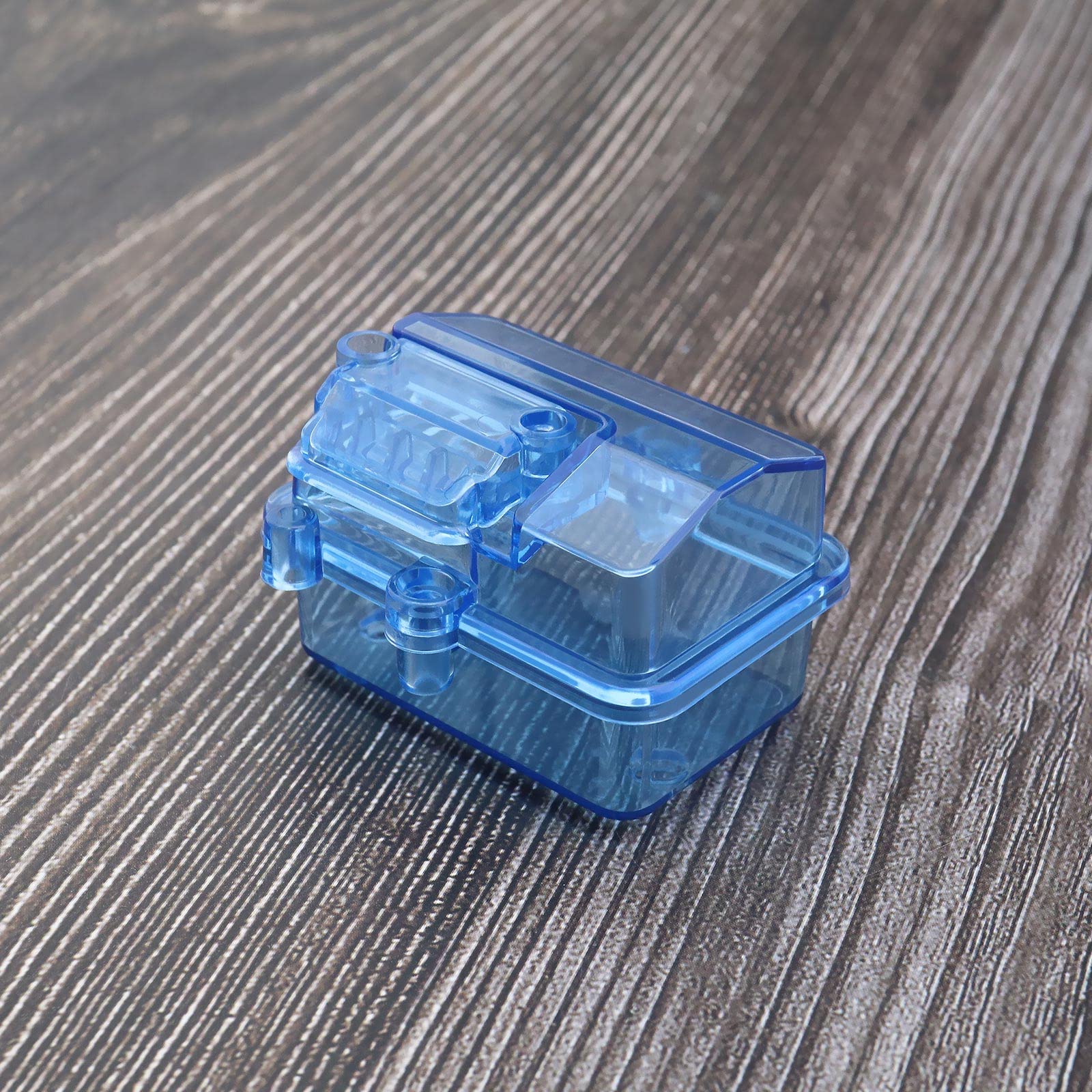 Create idea 2 Set Scatola Ricevitore ESC Trasparente Impermeabile Custodia Antipolvere Protezione per Il Controllo della velocità Elettrica Scatola Sigillata con Viti per 1/10 1/8 HSP RC Crawler