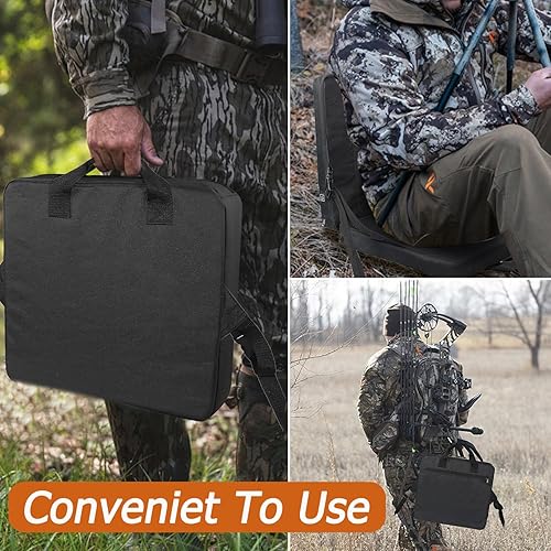 Miniatura 4 de Asiento de estadio portátil con calefacción, cojín de asiento térmico delgado con bolsillo, asientos de estadio para gradas, almohadilla para silla