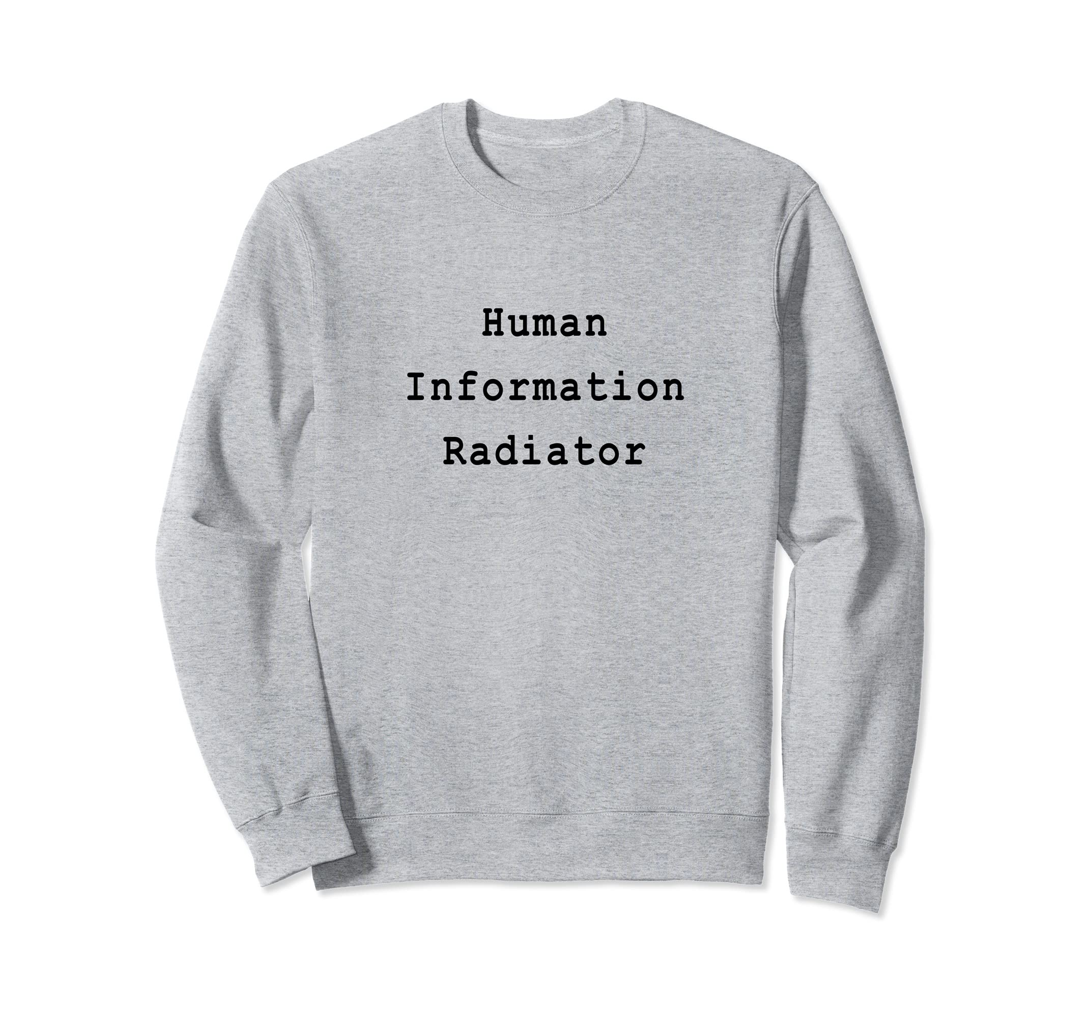 Information Transparent Agile PM Management Funny PM Coach Sweatshirt, Grey