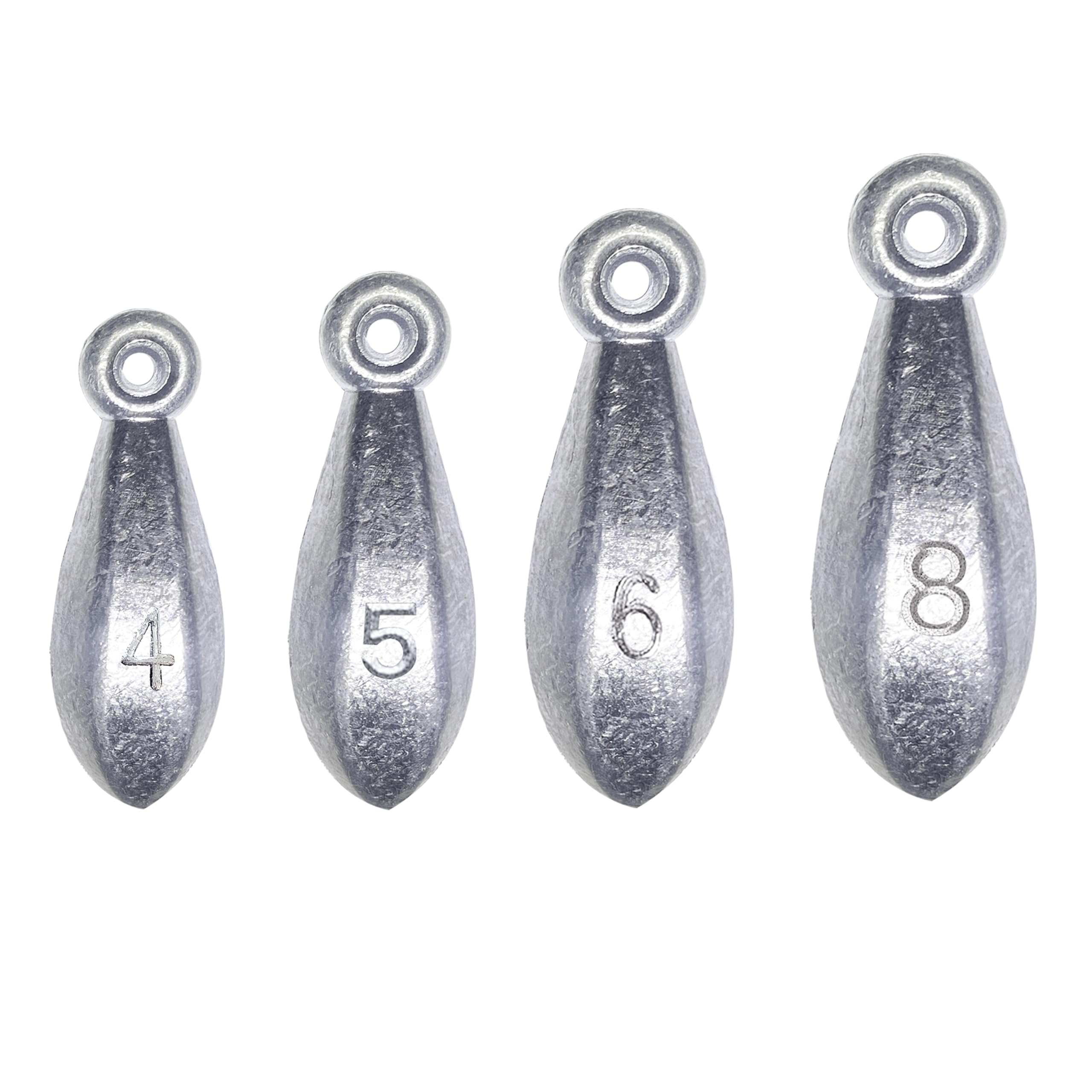 Fishing Weights Sinkers Bank Sinkers Bullet Weights for Surf Fishing Pier Bank Fishing Saltwater Fishing Gear 1oz to 8oz