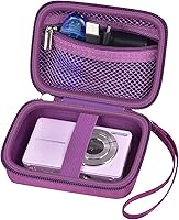 Vista 10 de Funda para cámara digital compatible con VAHOIALD FHD 1080P/ para CAMKORY Digital Point and Shoot/para KODAK PIXPRO FZ45-BK 16MP Vlogging