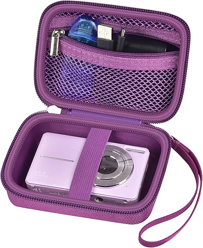 Miniatura 10 de Funda compatible con cámara digital VAHOIALD FHD 1080P/para CAMKORY Digital Point and Shoot/para KODAK PIXPRO FZ45-BK 16MP Vlogging/para