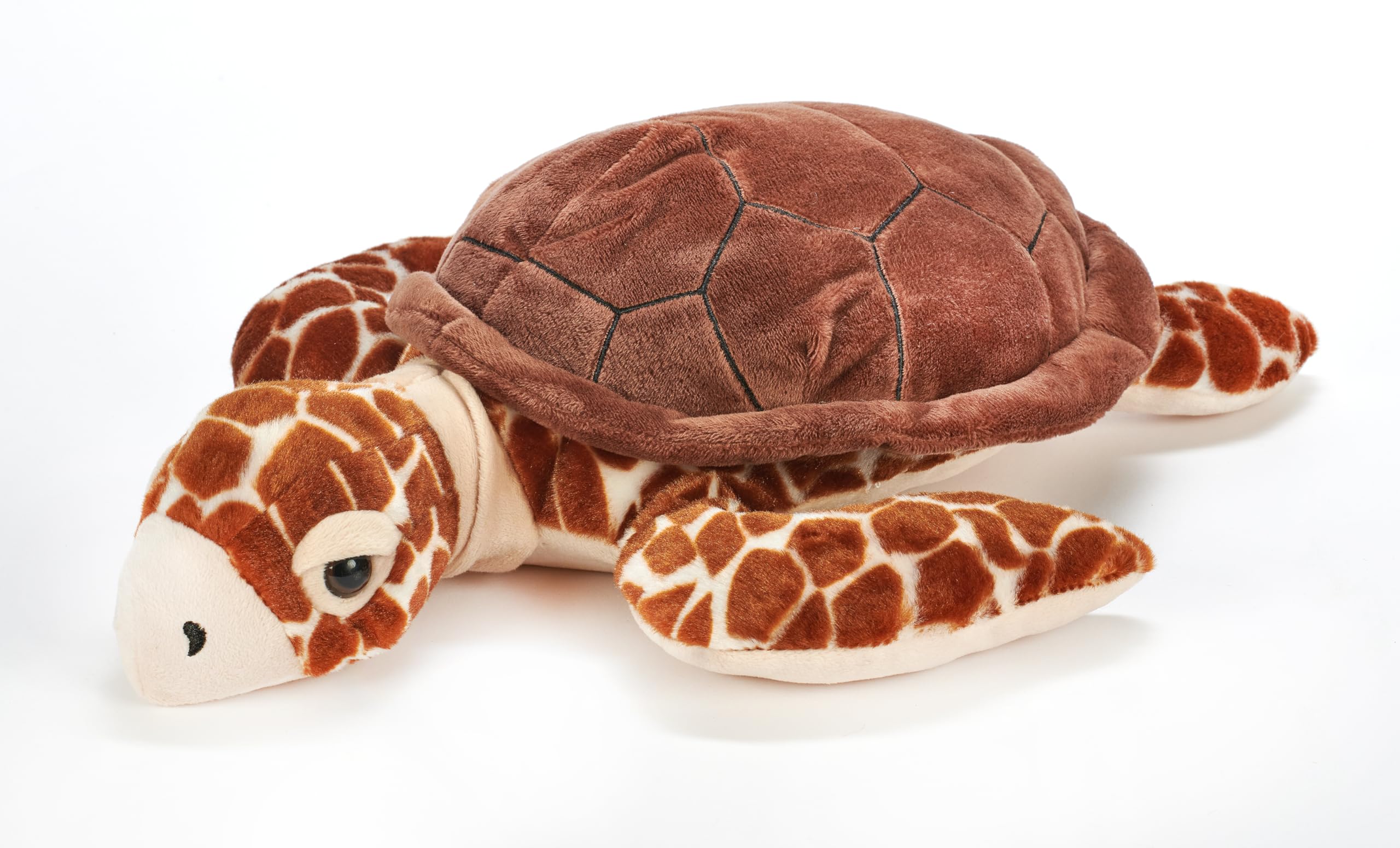 The Petting Zoo Loggerhead Sea Turtle Stuffed Animal Plushie, Gifts for Kids, Wild Onez Ocean Animals, Sea Turtle Plush Toy 16 Inches