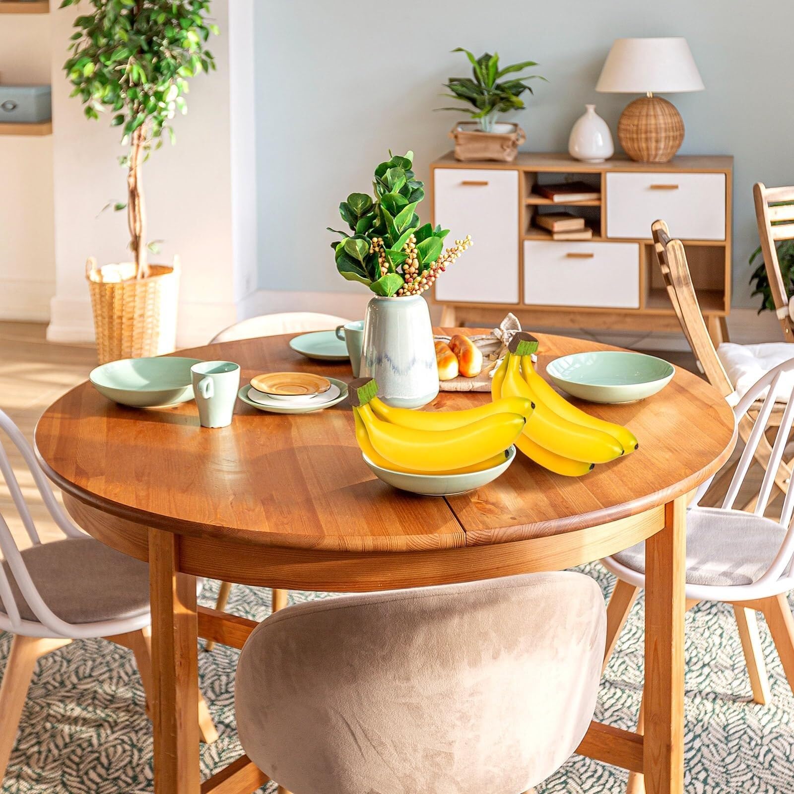 Frutta Finta Artificiale Un Mazzo Di Banane Finte Perfette For Decorare L'attrezzatura Fotografica Decorazione Casa