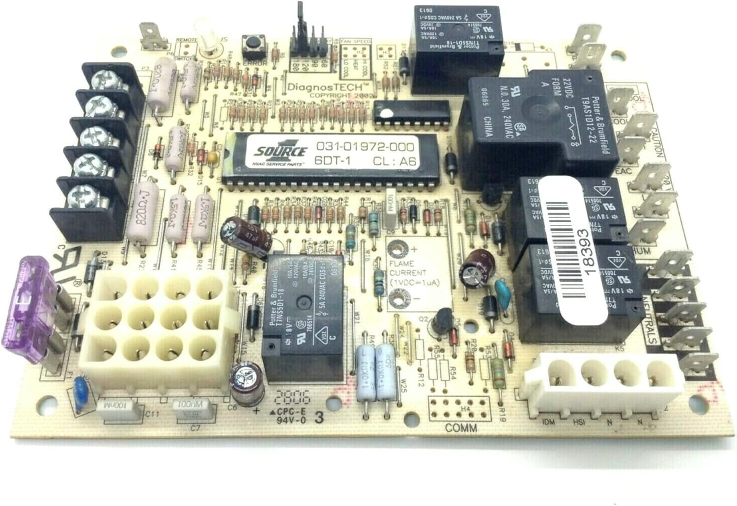 03101972000 OEM Upgraded York Furnace Control Circuit Board by York