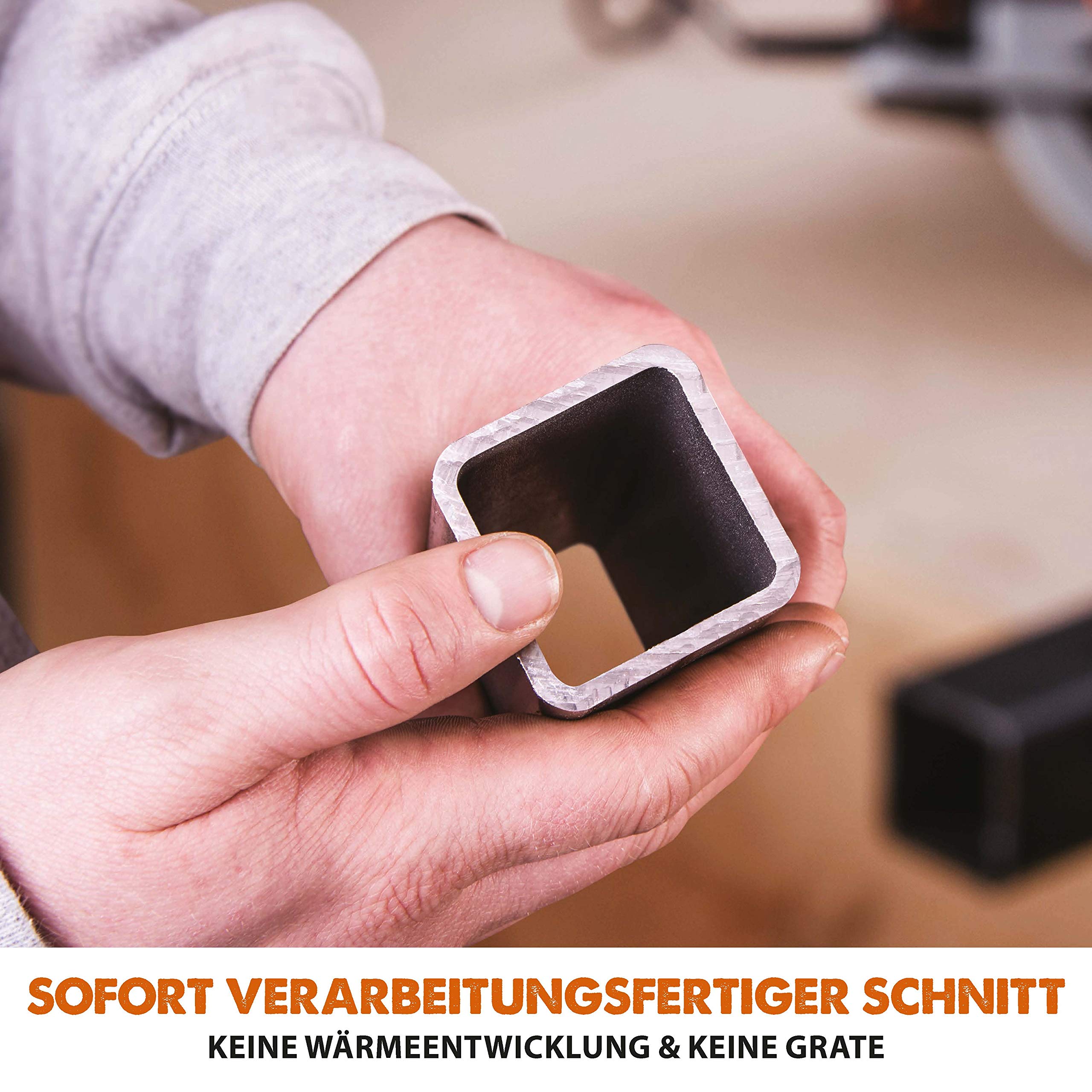 Evolution R185CCSX Handkreissäge 1600W Tauchsäge Ø 185 mm HM-Sägeblatt Multi-Material 3-teilige 1020mm Führungsschiene