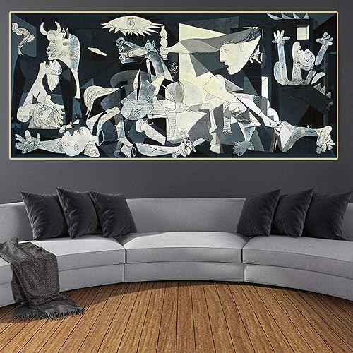 Miniatura 3 de LLNN Pablo Picasso - Póster de lienzo impreso para pared, pinturas de Picasso listo para colgar, decoración de sala de estar, 31.5 x 63.0 in con