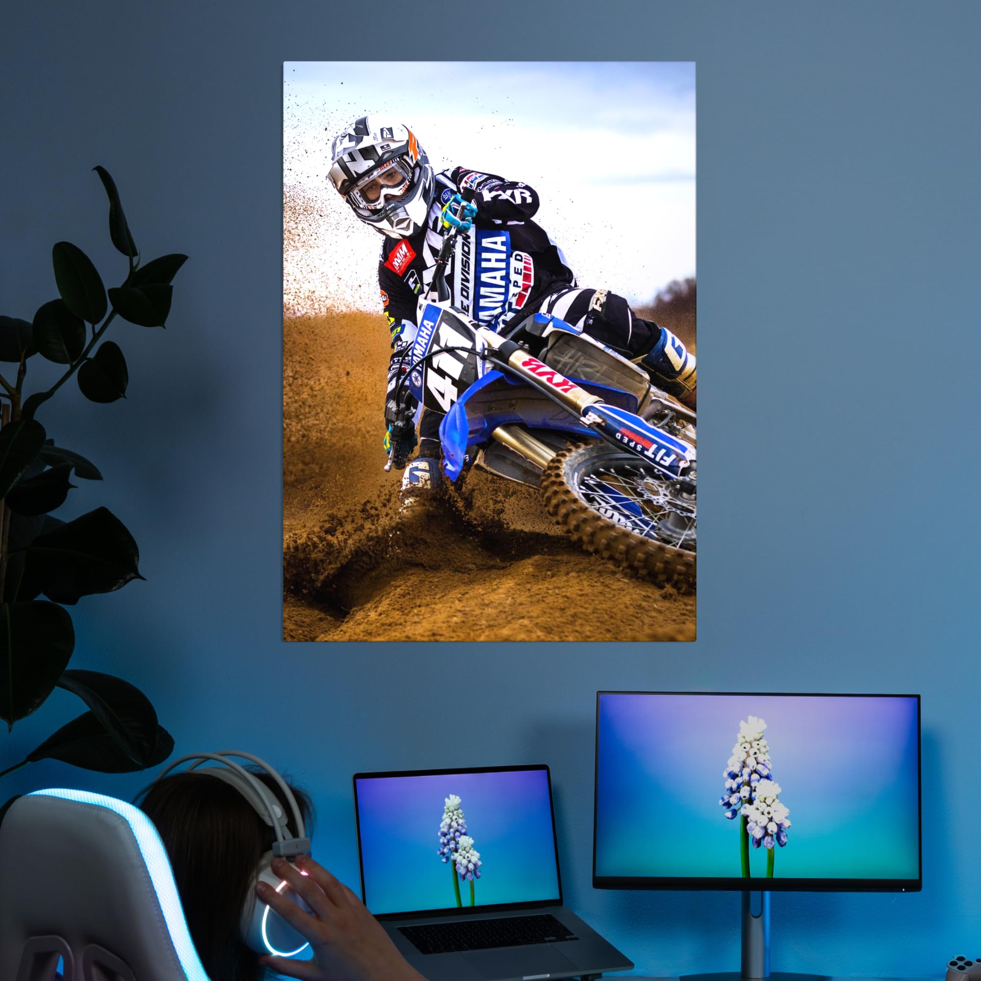 Displate - Poster In Metallo - Montato a Magnete - World Class Photos - Sport - Desert King 1 - Größe L - 67,5x48cm Matt