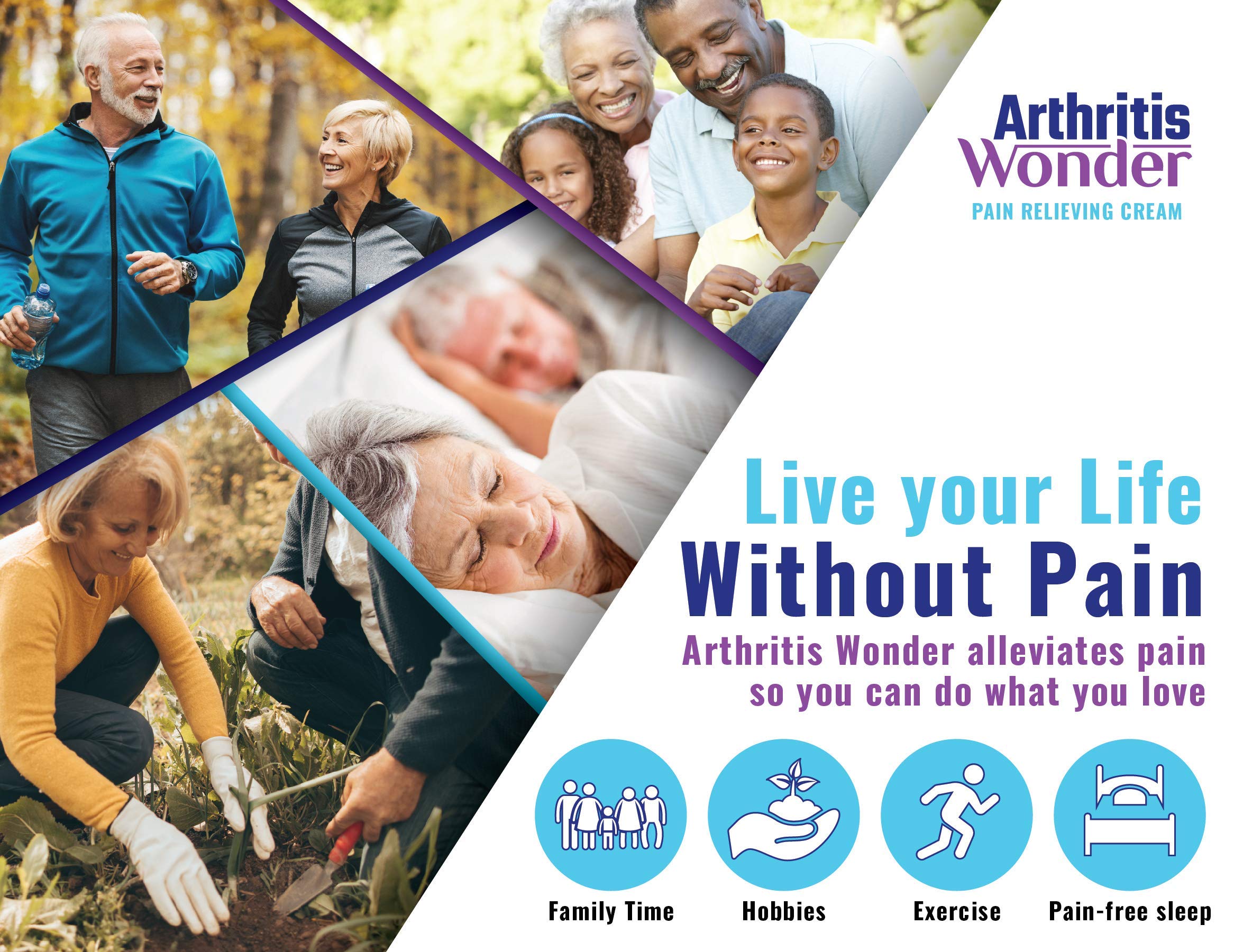 Buy Arthritis Wonder Pain Relief Cream, 8 oz Arthritis Pain Relief