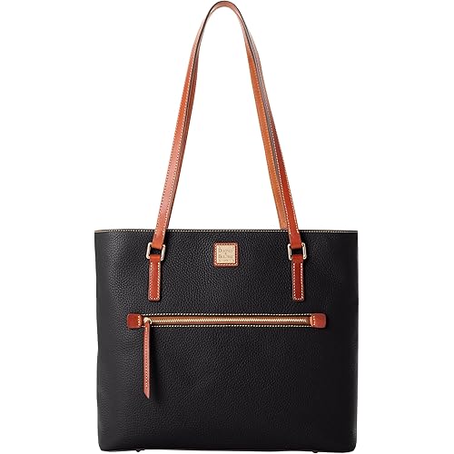 Dooney & Bourke Tote Bags for Women, Large Leather Shopper Totes with Long Shoulder Straps | Large, Leather