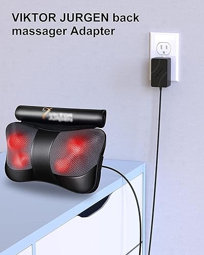 Miniatura 6 de Cargador masajeador Nekteck de 12 V, compatible con Nekteck LMS-801PapillonInvoSpaMo CuishleViktor Jurgen y otros hombros, 5.9 pies para cable de