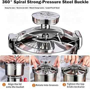 BI-DTOOL Electric Grain Mill Grinder 2000W Dry Material Grinding Machine 800g Stainless Steel Pulverizer 36000r/min High-speed Grain Mill 270° swingable Superfine powder for Home and Commercial 800g
