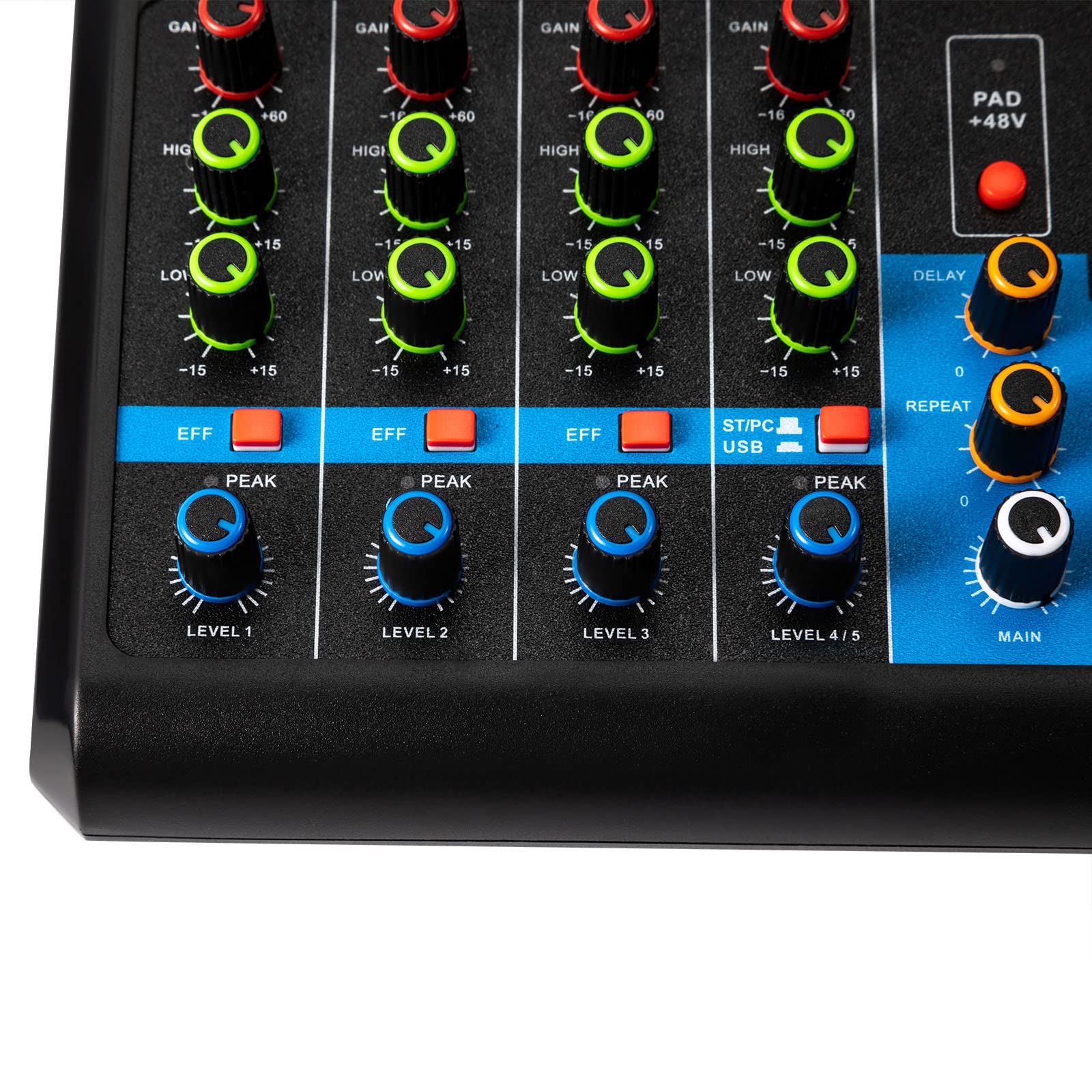 Power Dynamics PDMY601 Mixer, 6 Kanaals Mengpaneel met Bluetooth en