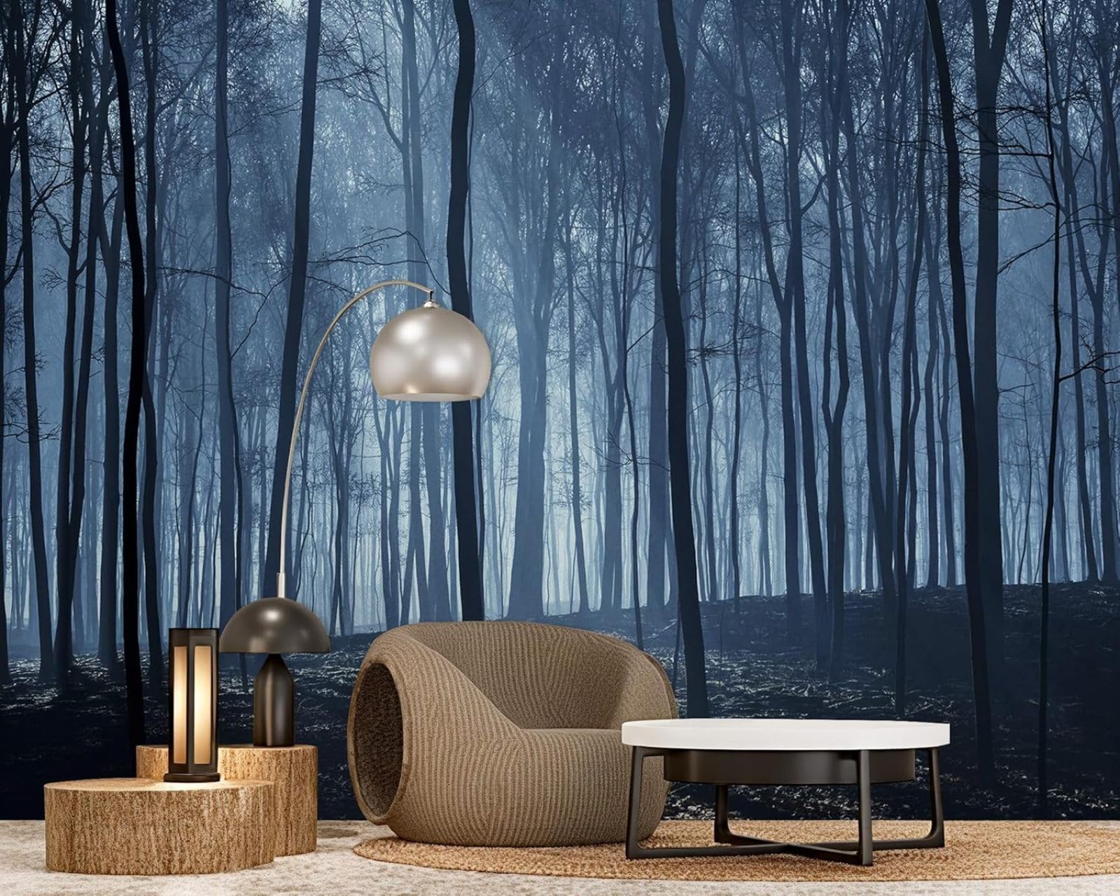pdghsdkgjh Photo Wallpaper Forest Sunlight Green Non-Woven Modern Living Room Bedroom Children's Room Wall Decoration Motif Wallpaper,300cmx210cm Stickers - Frameless Painting - Poster