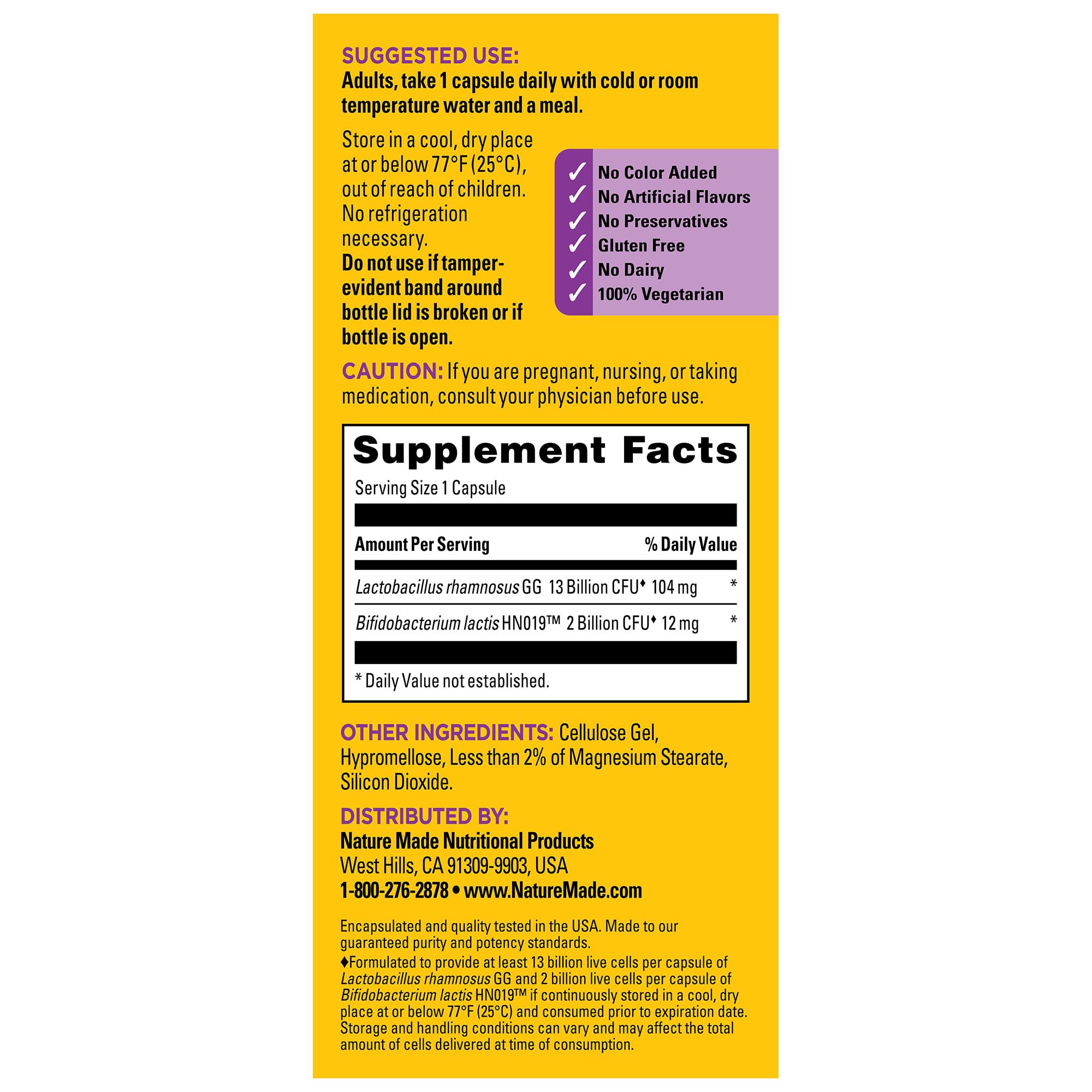 Nature Made Probiotics for Digestive Health, 30 Probiotic Capsules — Amazon image 10