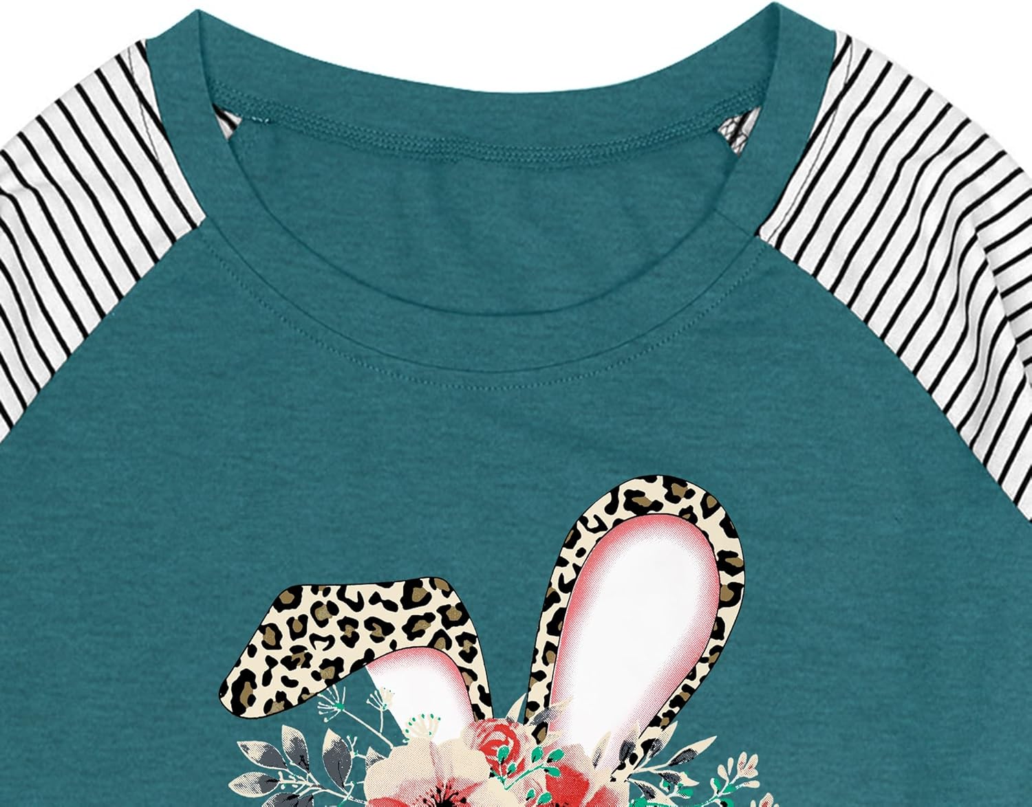 Plus Size Happy Easter Shirt for Women Funny Bunny Rabbit T Shirt Easter Holiday Tops Short Sleeve Tees - Image 4