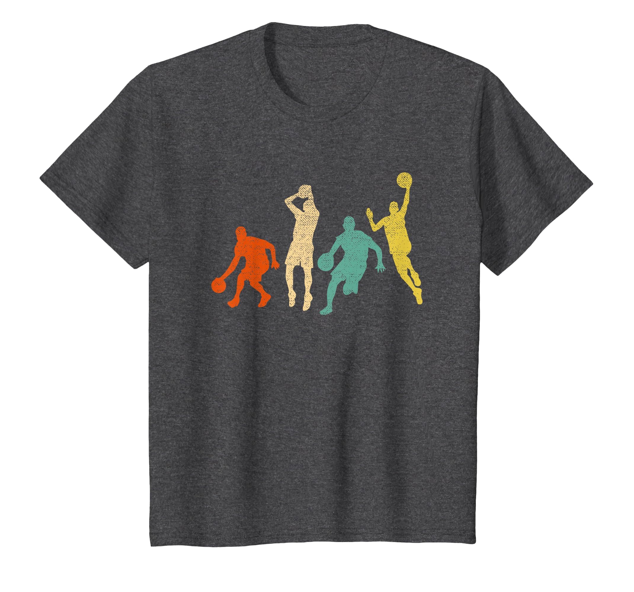 Vintage Basketball Ball Graphic Design Basketball Fan Player T-Shirt