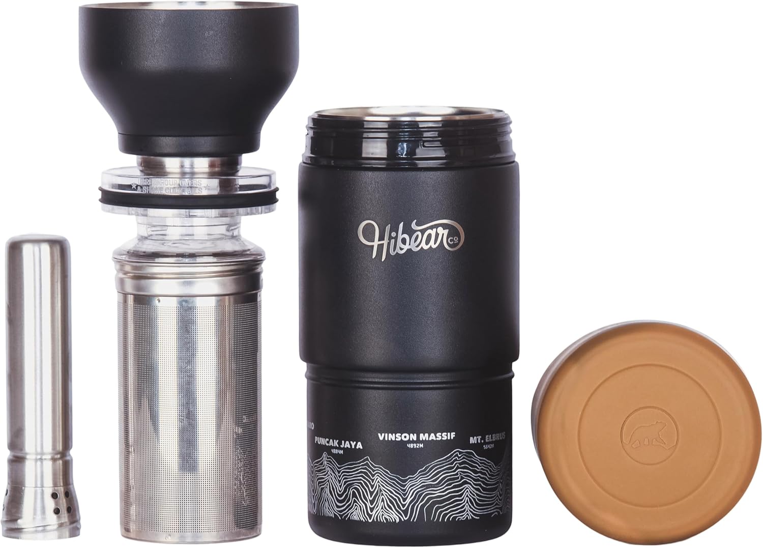 32oz All-Day Adventure Flask - As Seen on Shark Tank - The Insulated Multi-Tool of Beverage Bottles - Craft Pourover, Cold Brew, Tea, Water Infusion, Wine Decanting, Hydration.