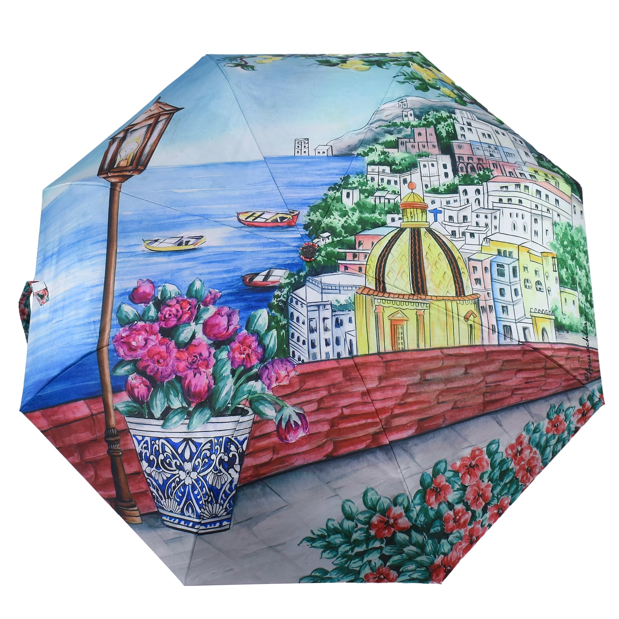 Parapluie automatique coupe-vent Anuschka imperméable de 96,5 cm UPF 50+