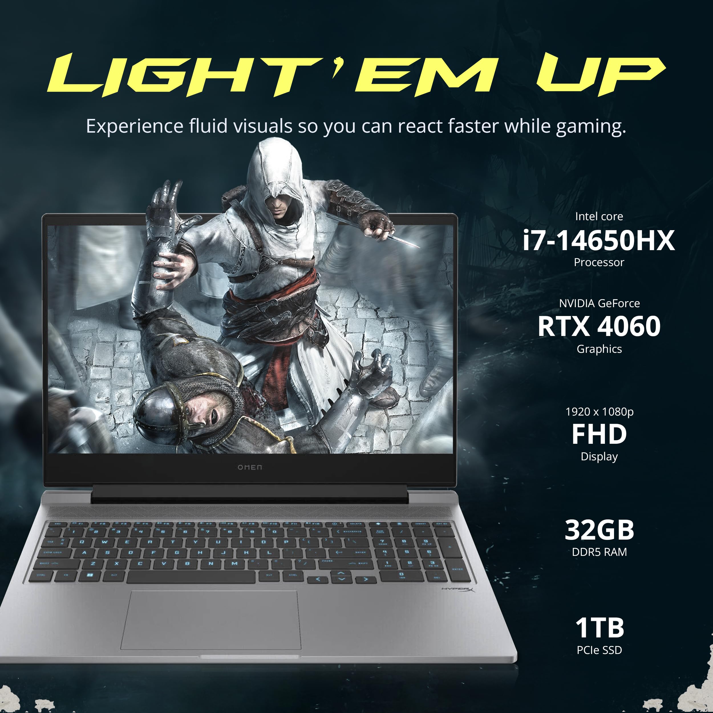 Amazon.co.jp: HP Omen 16.1インチ FHD 144Hz ゲーミングノート 