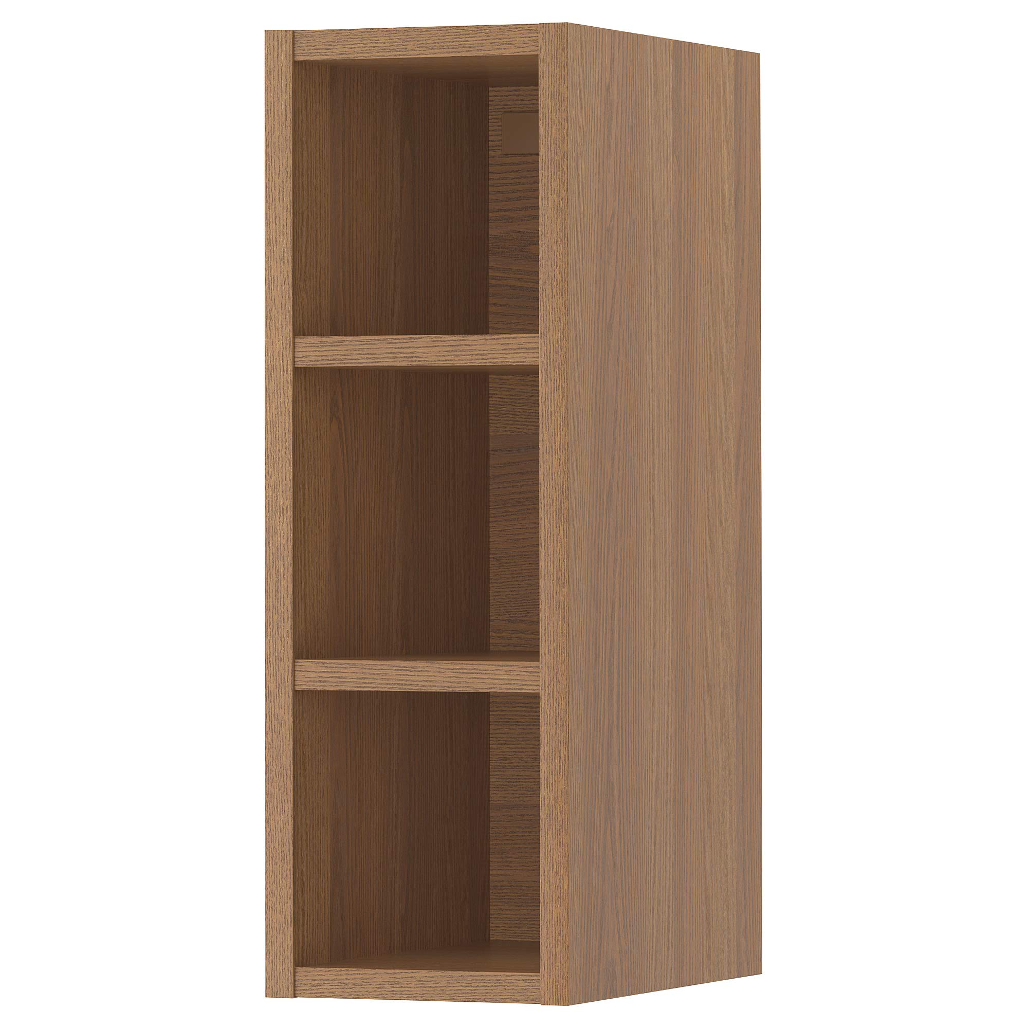 IKEA VADHOLMA Open Storage Box, 20 x 37 x 60 cm, Brown/Stained Ash 
