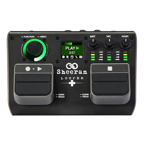 SHEERAN LOOPER + Pédale deux pistes pour guitare, basse, clavier,