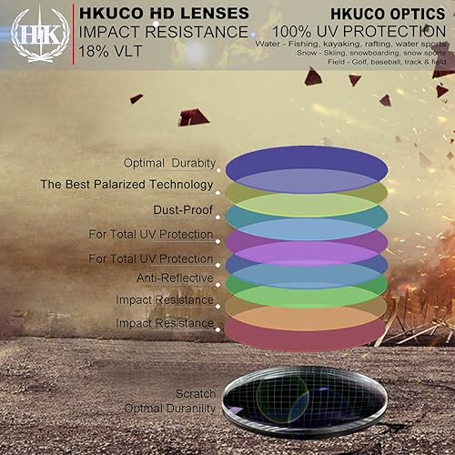 Miniatura 6 de HKUCO Lentes de repuesto para gafas de sol Oakley Jawbreaker para hombre