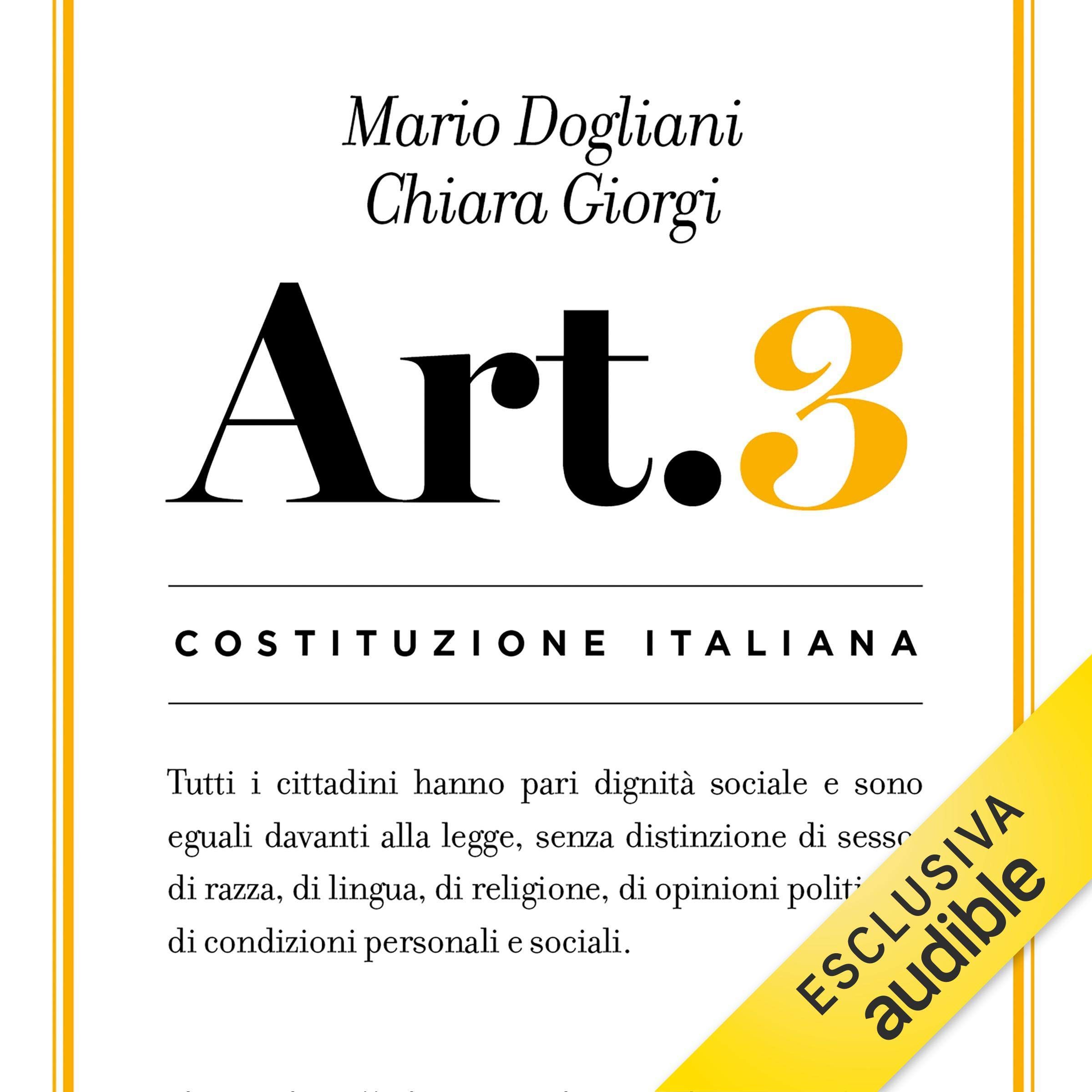 Articolo 3: Costituzione italiana