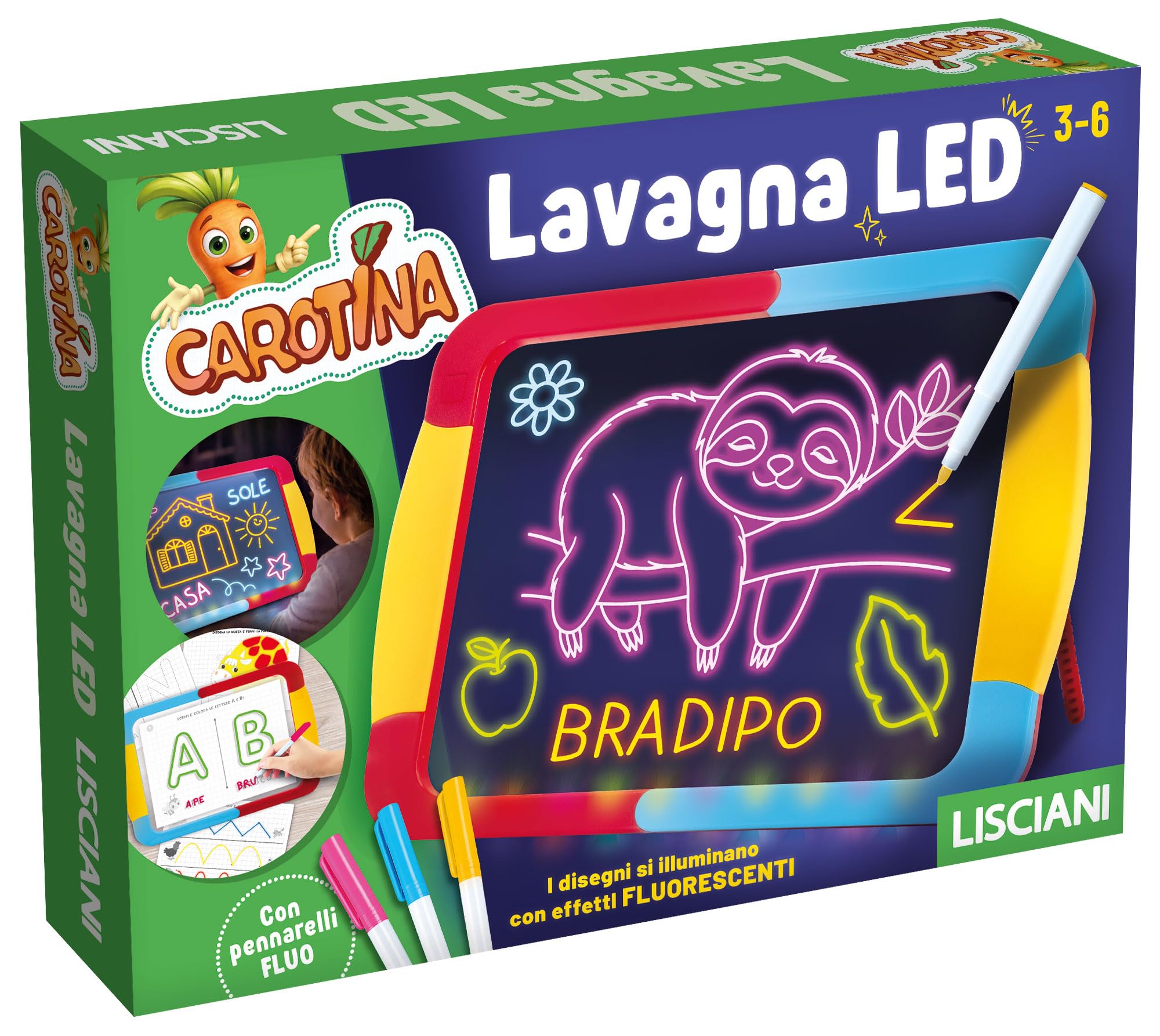 Lisciani Giochi - Carotina Lavagna led