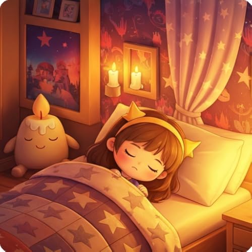 Sleepy Mirabel Magic: Soft Accordion Rain for Fire TV & Fire Tablet