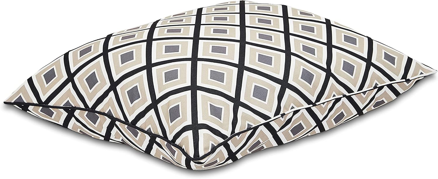  Basics Tufted Outdoor High Back Patio Chair Cushion- Red : Patio, Lawn & Garden