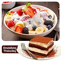 Vista 2 de Polvo de metilcelulosa - Polvo de metilcelulosa pura de 3.5 onzas para fondant, estabilizador de helado, espesante de metilcelulosa de grado