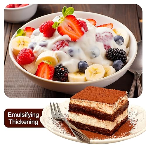 Miniatura 2 de Polvo de metilcelulosa - Polvo de metilcelulosa pura de 3.5 onzas para fondant, estabilizador de helado, espesante de metilcelulosa de grado