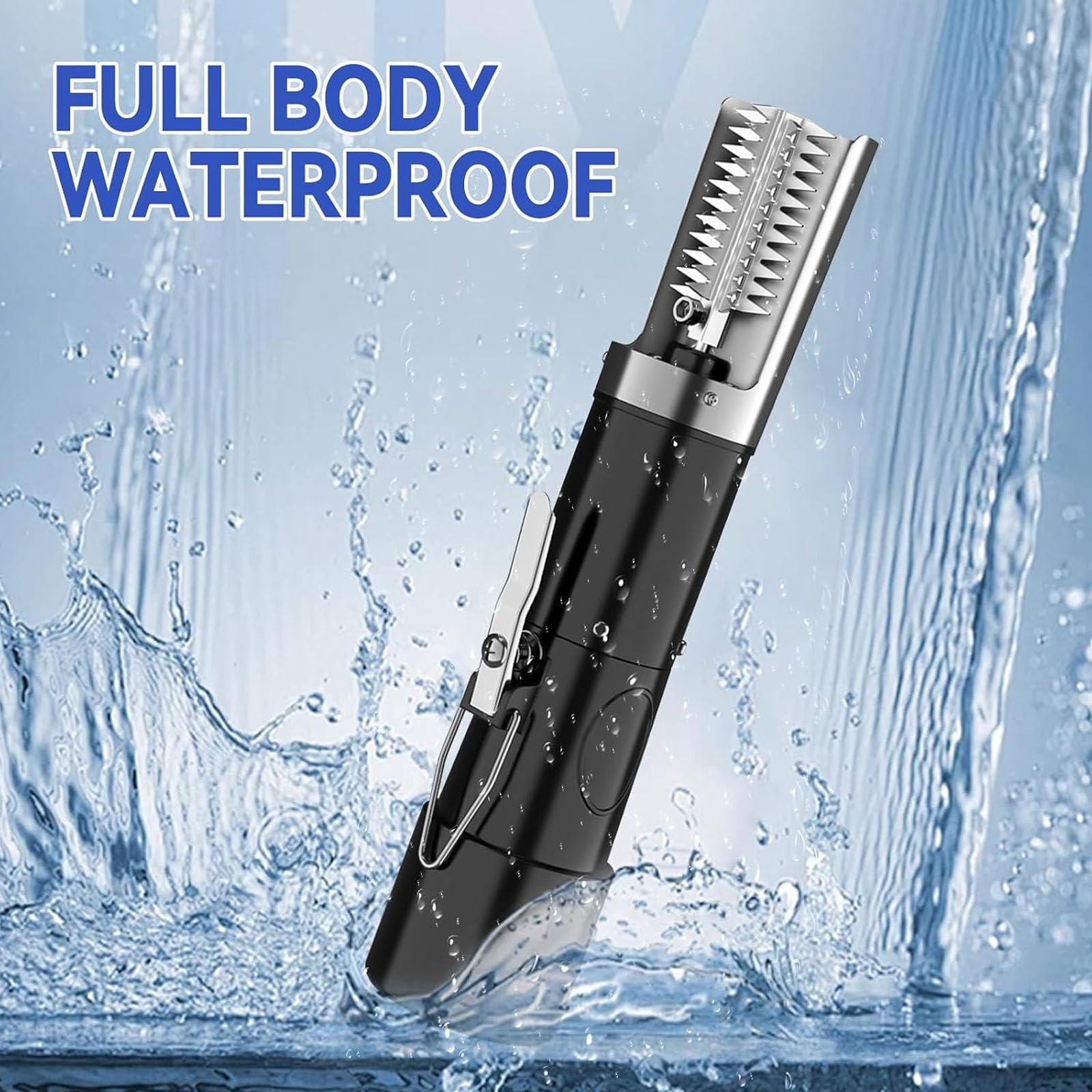 JOSBY Descamador Eléctrico De Pescado, Removedor De Escamas De Acero Inoxidable, Herramienta De Descamación De Pescado con Motor Sin Escobillas De Núcleo De Cobre, Resistente Al Agua Black