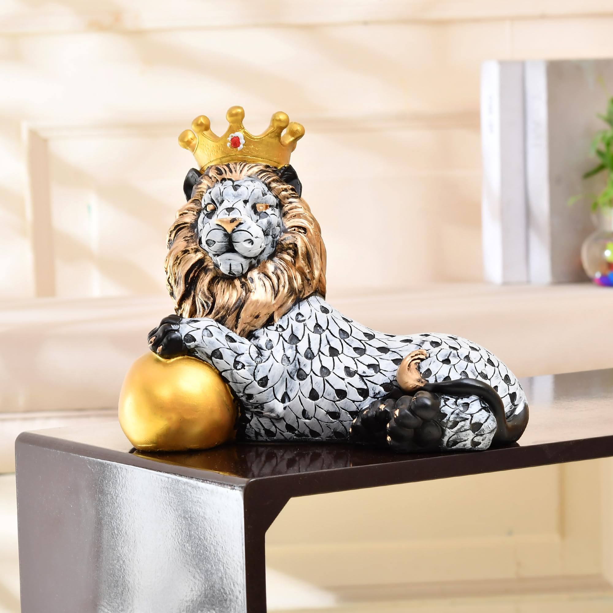 Cute Ceramic Cat Statues - Home Decor Pair -9