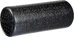 Rolo De Massagem Miofascial Preto 30cm – Alta Densidade Para Alívio Muscular E Exercícios De Reabilitação