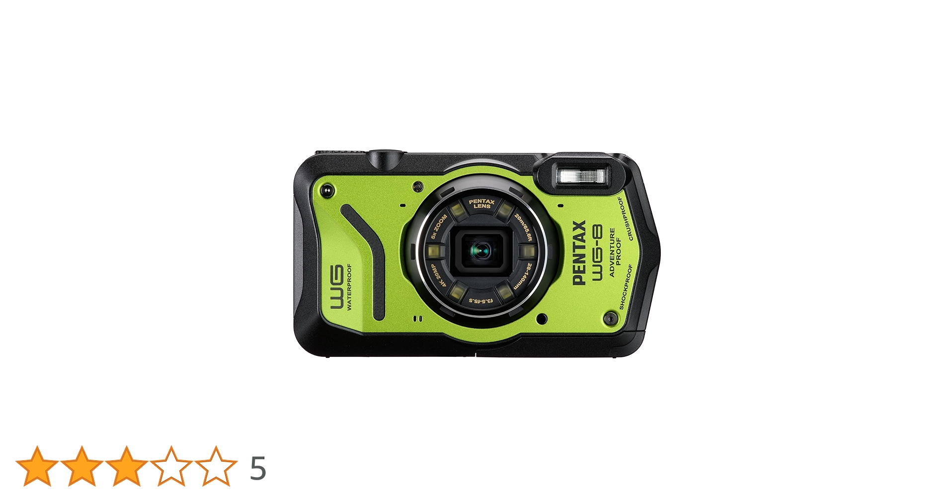 PENTAX WG-8 グリーン　本格アウトドアカメラ 【限定色】 PENTAX WG-8 グリーン 本格アウトドアカメラ 【限定色】 Amazon