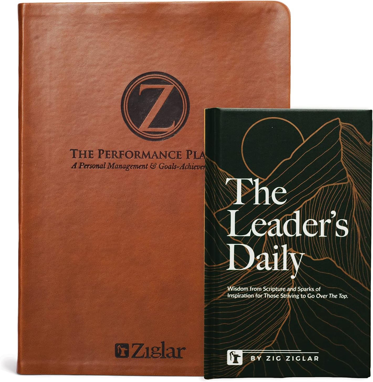 The Performance Planner and the Leaders Daily Devotional By Zig Ziglar | Total Value of $62.94 | Daily Planner Journal and Devotional For Daily Weekly Monthly and Yearly Goal Setting