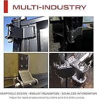 Vista 4 de 2 Pack - Dump Trailer Hinges - Trailer Door Strap - Heavy Duty – Truck Hinges – Weld On Hinge – Steel Weld On Strap – Leaf Style - Tailgate Hinge 2