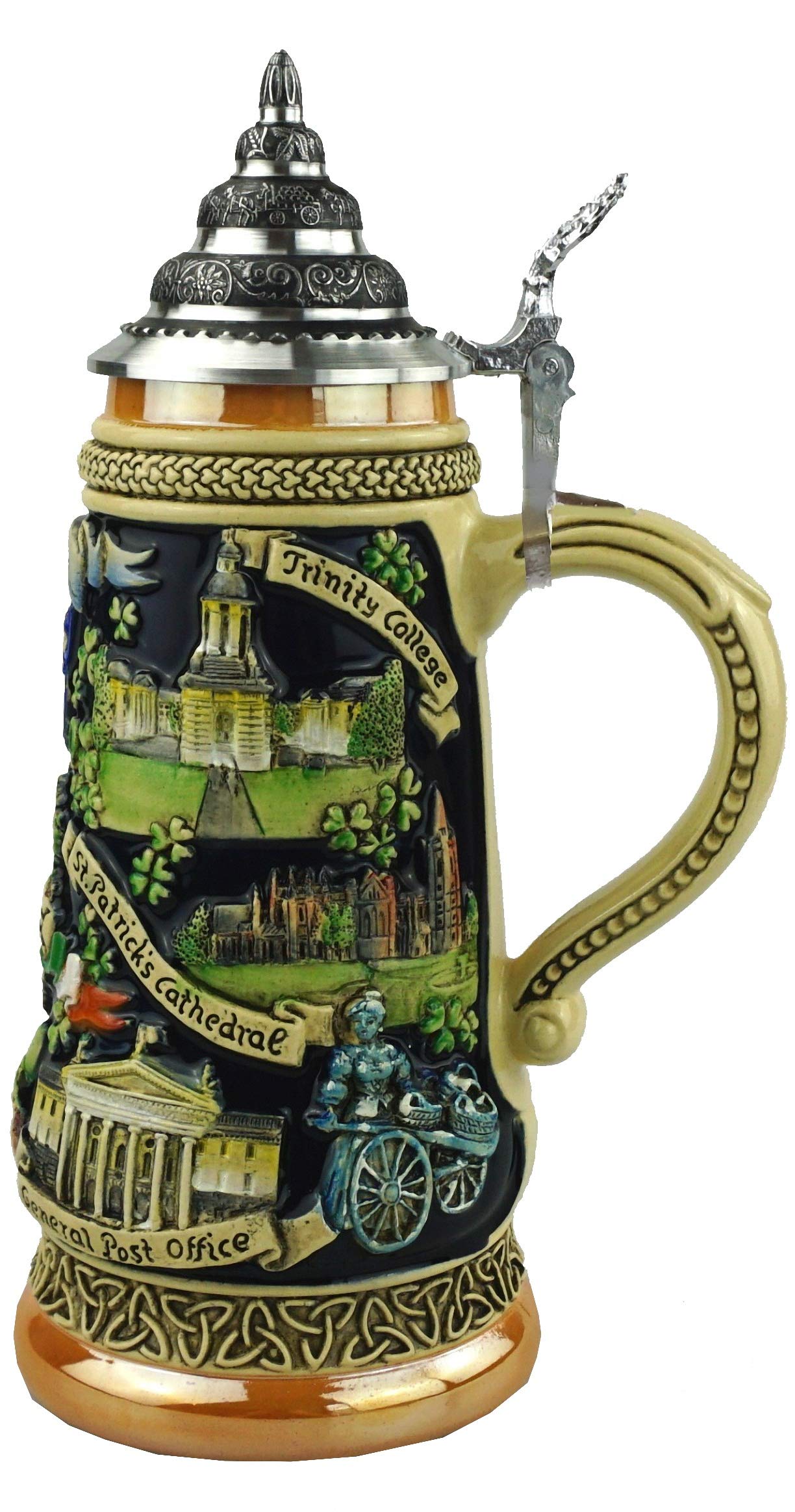 KING Jarra de cerveza alemana Dublin, jarra 0,5 litros