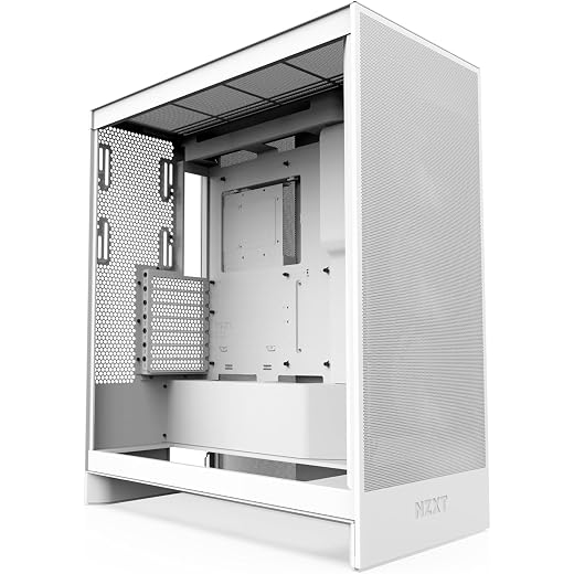Nzxt 285867 Cs Cm-h72fw-r1 H7 Flow RGB [2024] White Midtower Retail