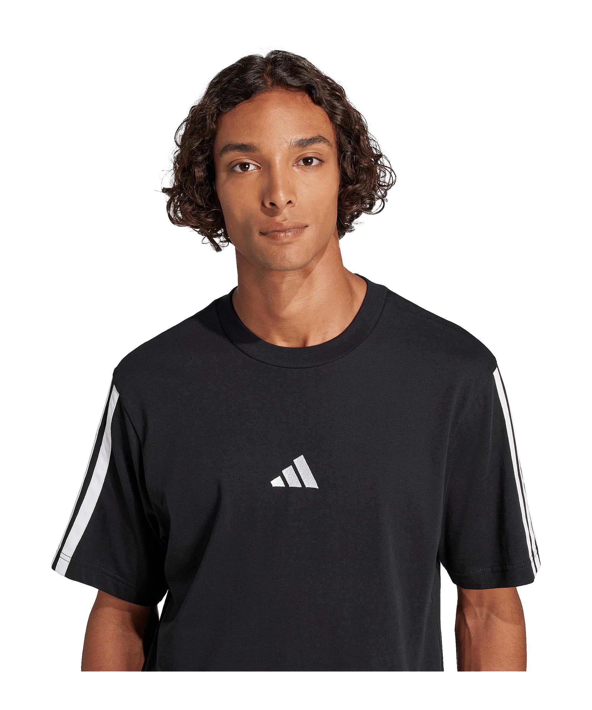 adidas Men's Essentials 3-Streifen Single Jersey T-Shirt