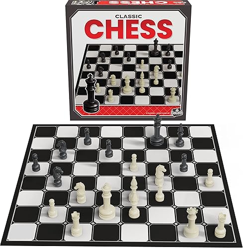 Miniatura 2 de Classic Games - Ajedrez - Incluye figuras de ajedrez Staunton de plástico de tamaño completo con 2.5 pulgadas King by Goliath