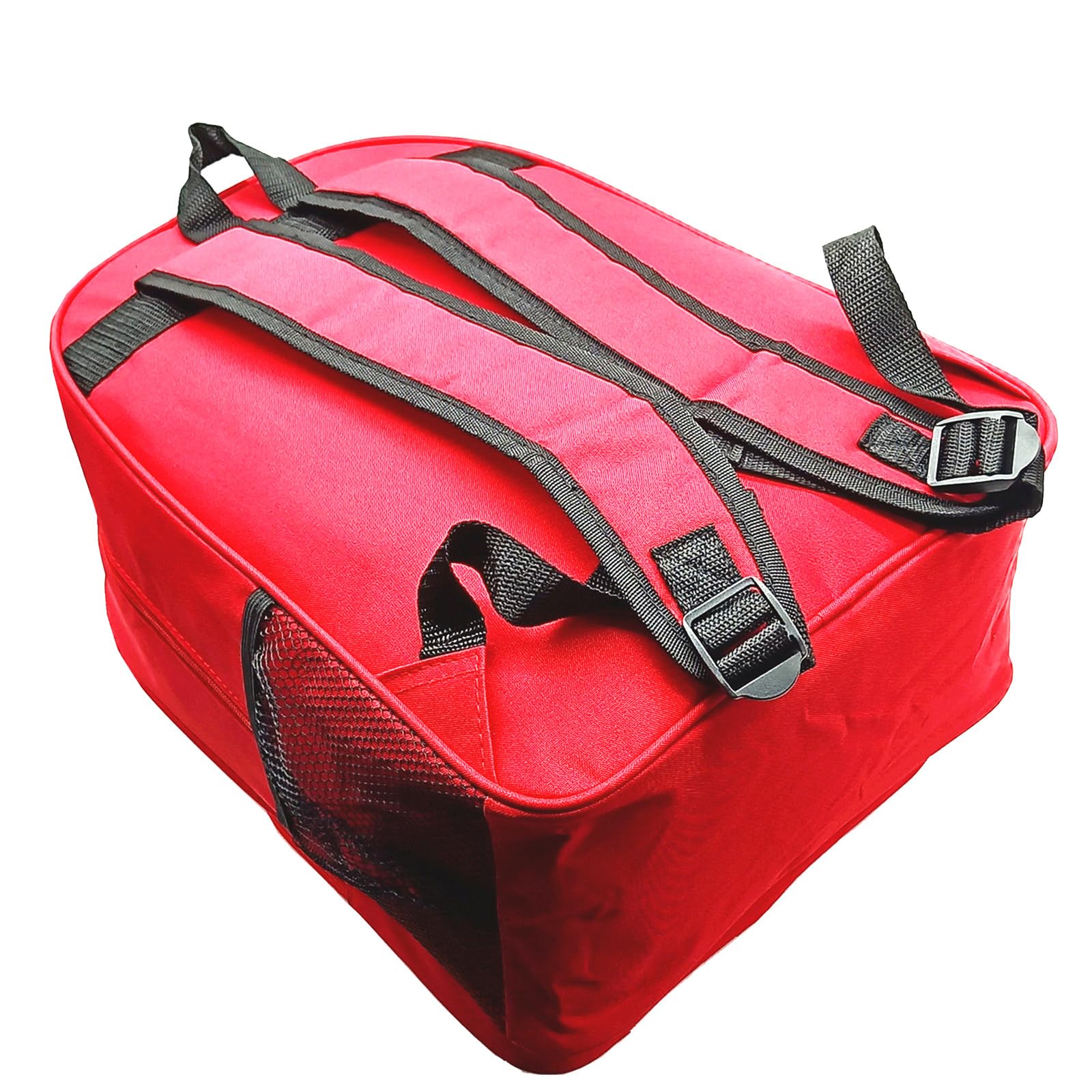 Red Emergency Bag First Aid Backpack Empty Medical First Aid Bags Treatment First Responder Trauma Bag for Hiking Outdoors Travel Camping Pet Dog Cat Daycare (Red qzwz)