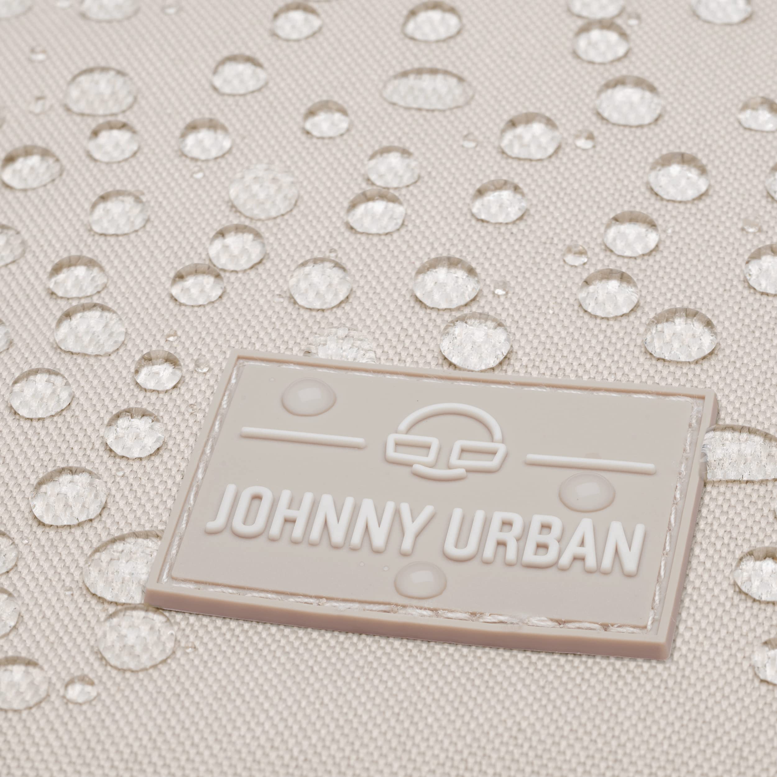 Johnny Urban Torba Sakwa Rowerowa Beżowy - Jona Medium Bike - 2 w 1 Plecak Rowerowy i Torba na Tylny stojak Rowerowy, Plecak Materiał z recyklingu - Wodoodporny