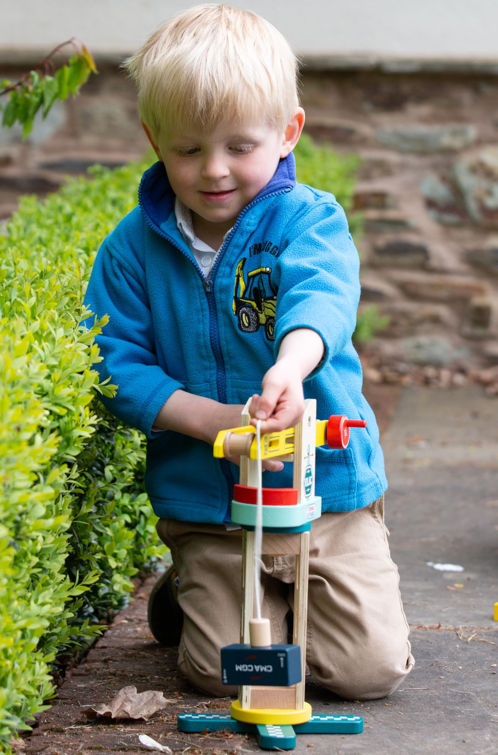 Vilac - Grue de Docker Vilacity 30 cm - Enfants 3 Ans+